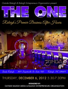 The One - Business After Hours Dec 6, 2012